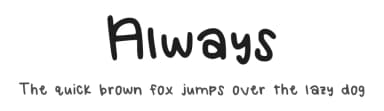 Always by Kelsi Sockwell — Script Handwritten Font — thumbnail 1