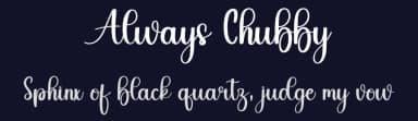 Always Chubby by PiPi Creative STUDIO — Script Handwritten Font — thumbnail 2