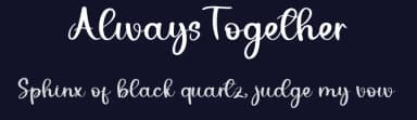 Always Together by Etik Fatimah — Script Handwritten Font — thumbnail 2
