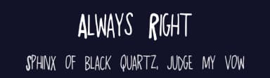 Always Right by Kelsey Ann G — Script Handwritten Font — thumbnail 2