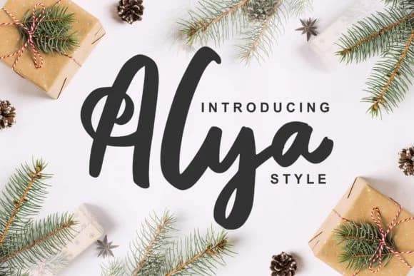 Alya Font by Vunira — Script Handwritten Font