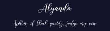Alyanda by NanaNissa — Script Handwritten Font — thumbnail 2