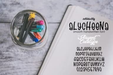 Alychenna Font by didesainke — Script Handwritten Font — thumbnail 1