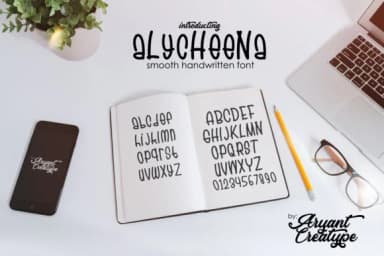 Alychenna Font by didesainke — Script Handwritten Font — thumbnail 2