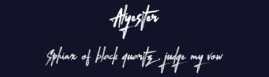 Alyester by liart type — Script Handwritten Font — thumbnail 2