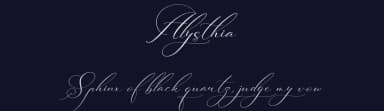 Alysthia by Integritype Studio — Script Handwritten Font — thumbnail 2