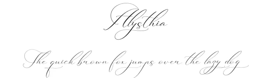 Alysthia by Integritype Studio — Script Handwritten Font