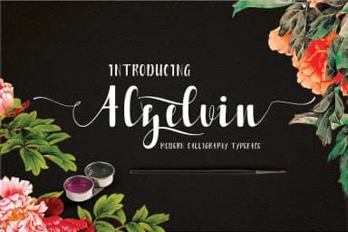 Alzelvin Font by Danti — Script Handwritten Font — thumbnail 1