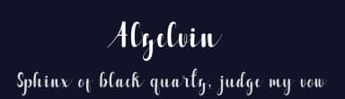 Alzelvin by Danti — Script Handwritten Font — thumbnail 2