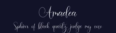 Amadea by NanaNissa — Script Handwritten Font — thumbnail 2