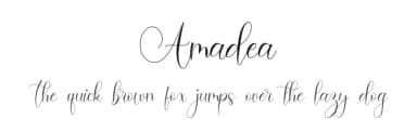 Amadea by NanaNissa — Script Handwritten Font — thumbnail 1