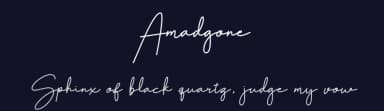 Amadgone by Multype Studio — Script Handwritten Font — thumbnail 2