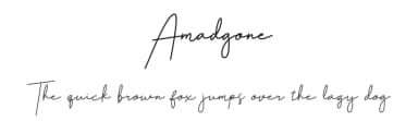 Amadgone by Multype Studio — Script Handwritten Font — thumbnail 1