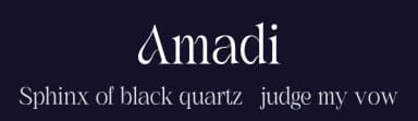 Amadi by Craft Supply Co. — Serif Font — thumbnail 2
