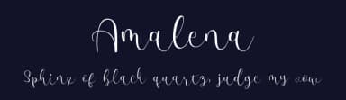 Amalena by Fanastudio — Script Handwritten Font — thumbnail 2