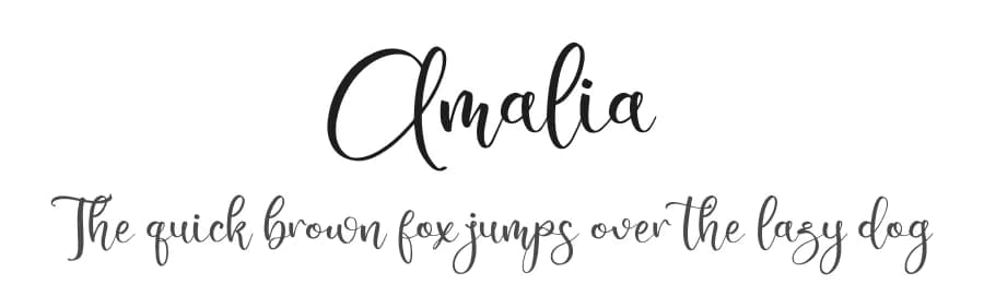 Amalia by Letterena Studios — Script Handwritten Font