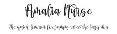 Amalia Nurse by Perspectype Studio - Letterena.com — Script Handwritten Font — thumbnail 1