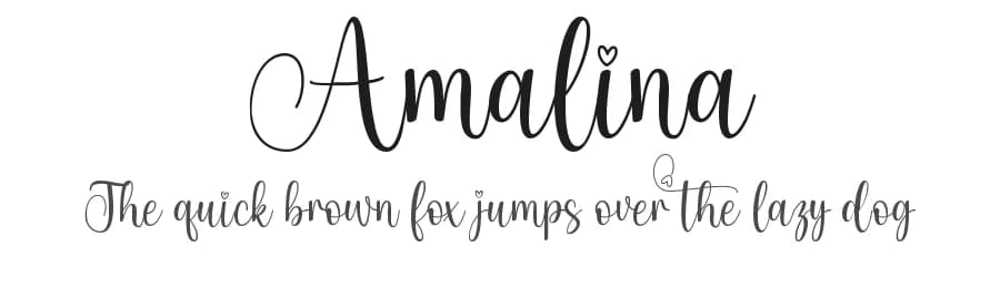 Amalina by Danar Nugroho — Script Handwritten Font