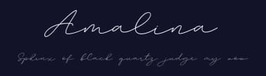 Amalina by Subectype & Orenari — Script Handwritten Font — thumbnail 2