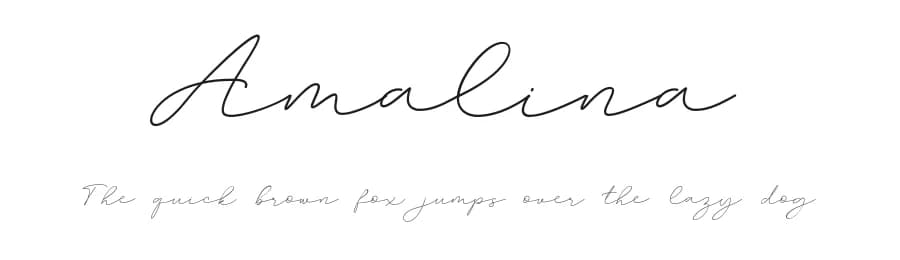 Amalina by Subectype & Orenari — Script Handwritten Font