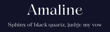 Amaline by Eko Bimantara — Serif Font — thumbnail 2