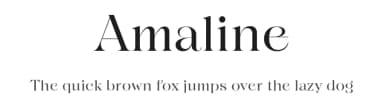 Amaline by Eko Bimantara — Serif Font — thumbnail 1