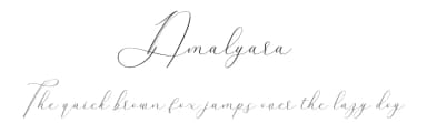 Amalyara by Khalidin.INK — Script Handwritten Font — thumbnail 1