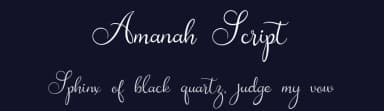 Amanah Script by Alifinart Studio — Script Handwritten Font — thumbnail 2