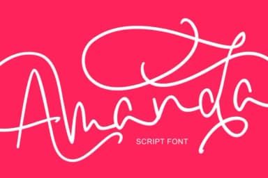 Amanda Script Font by VitaminRGB — Script Handwritten Font — thumbnail 2