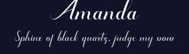 Amanda by Marwah Store — Script Handwritten Font — thumbnail 2