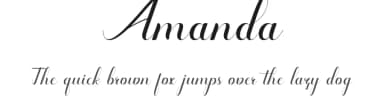 Amanda by Marwah Store — Script Handwritten Font — thumbnail 1