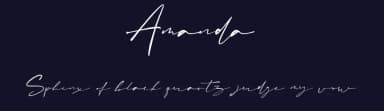 Amanda by Vultype — Script Handwritten Font — thumbnail 2