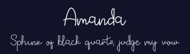 Amanda by Erik Studio — Script Handwritten Font — thumbnail 2