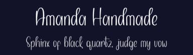 Amanda Handmade by Inermedia Studio — Script Handwritten Font — thumbnail 2