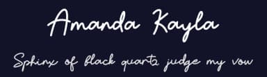 Amanda Kayla by Appleberry Studio — Script Handwritten Font — thumbnail 2