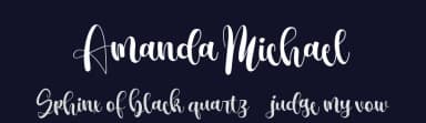 Amanda Michael by MikroType Std — Script Handwritten Font — thumbnail 2