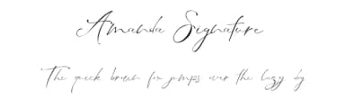 Amanda Signature by UI Creative — Script Handwritten Font — thumbnail 1