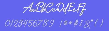 Amanda Signature by !bey Design — Script Handwritten Font — thumbnail 3
