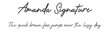 Amanda Signature by !bey Design — Script Handwritten Font — thumbnail 1