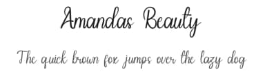 Amandas Beauty by Inermedia Studio — Script Handwritten Font — thumbnail 1