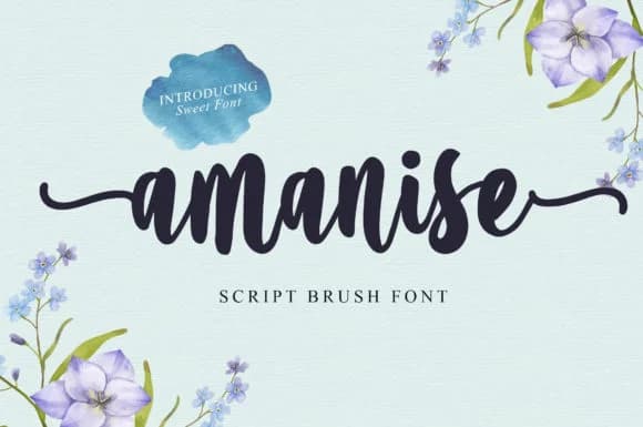 Amanise Font by Typefar — Script Handwritten Font
