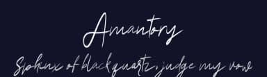 Amantory by Analogous Studio — Script Handwritten Font — thumbnail 2