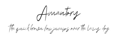 Amantory by Analogous Studio — Script Handwritten Font — thumbnail 1