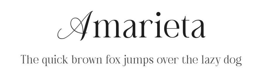 Amarieta by Hishand Studio — Serif Font