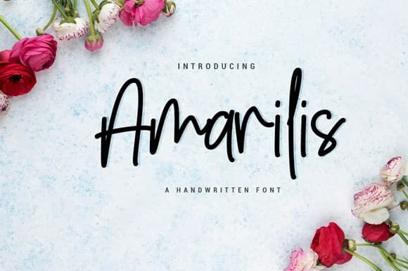 Amarilis Font by Silverdav — Script Handwritten Font