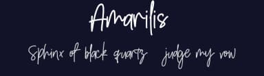 Amarilis by Silverdav Studio — Script Handwritten Font — thumbnail 2