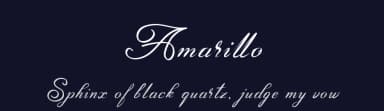 Amarillo by AminMario — Script Handwritten Font — thumbnail 2
