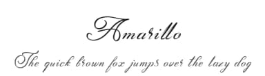 Amarillo by AminMario — Script Handwritten Font — thumbnail 1
