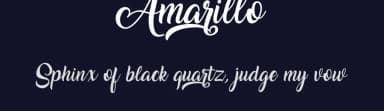 Amarillo by Francis Studio / Pendesal Studio — Script Handwritten Font — thumbnail 2