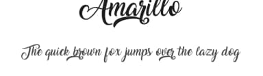 Amarillo by Francis Studio / Pendesal Studio — Script Handwritten Font — thumbnail 1